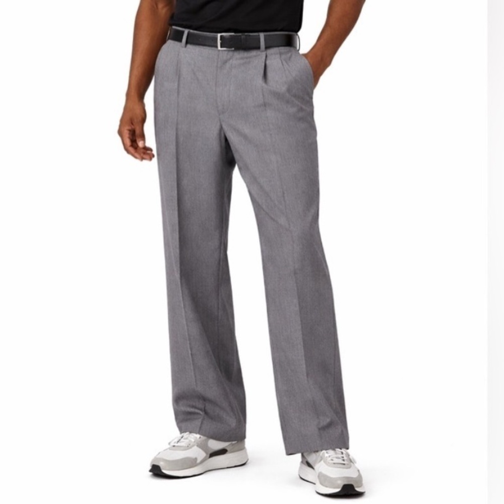 Vintage Levi’s Action Slacks Gray Wide Leg Dress Pants 40 Dadcore
